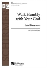 Walk Humbly with Your God SATB choral sheet music cover